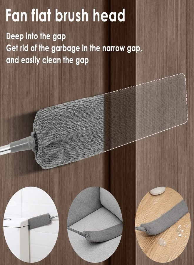 FAMIWIN Under Appliance Gap Dust Cleaner, Retractable Cleaning Gadgets for Home, 26-54 Inch Telescopic Dust Brush with Extendable Pole for Underneath Cleaning of Furniture, Fridges, Bed etc. - Image 3